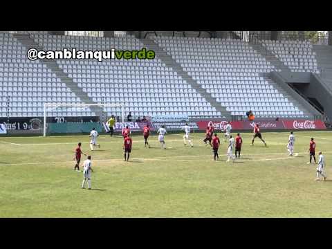 Gol anulado a Fran González en el Córdoba B - UD Melilla