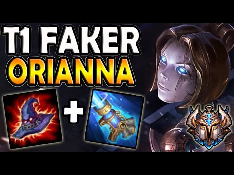 T1 Faker ORIANNA MID vs SYNDRA - Lol Ranked Korea ✔️