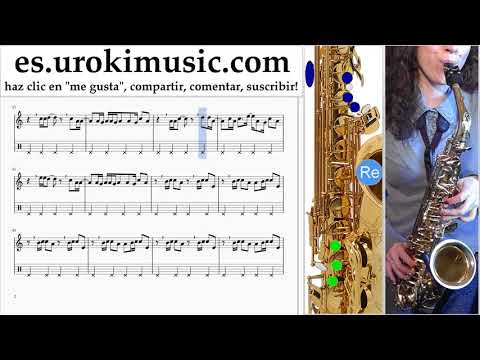 Como Tocar Saxofon (tenor) Major Lazer & DJ Snake - Lean On Tablatura Parte#2 um-i927