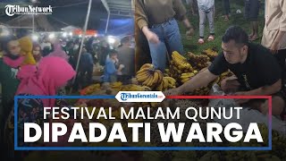Kemeriahan Festival Malam Qunut, Masyarakat Batudaa Ramai Padati Penjual Lapak Pisang dan Kacang