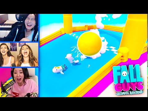 When GIRLS Play FALL GUYS | Best & Funny Moments Ep 2