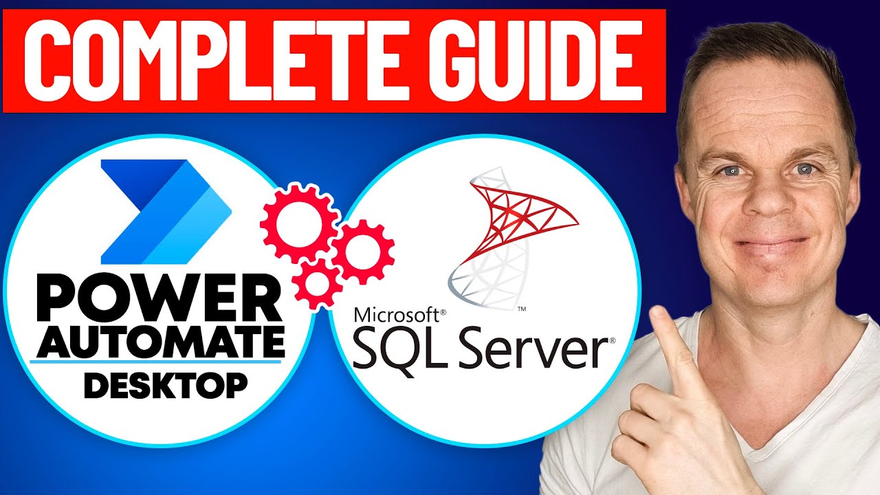 Power Automate Desktop & SQL Server Management Studio - Full Tutorial