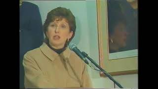 Mary McAleese speaking about John Hume
