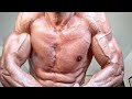 Amazing VEINS and Vascularity on Oily HAIRY MUSCLES