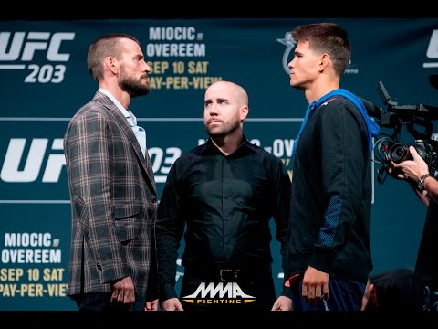 UFC 203: CM Punk vs. Mickey Gall Staredown