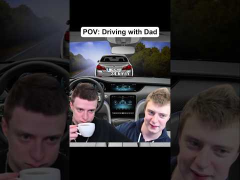 Mom vs Dad Driving😂😇 #funny #fyp #memes #shorts