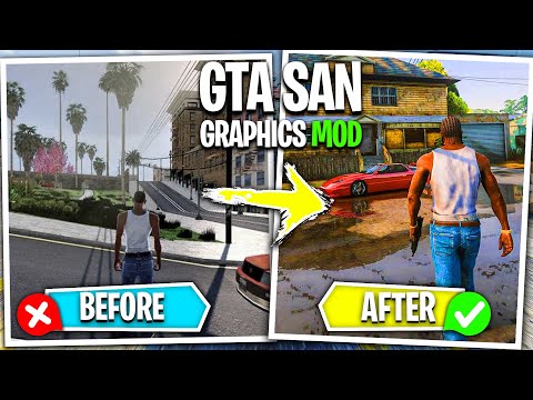 How To Install Graphics Mod In GTA San Andreas ✅| Best Realistic Graphics Mod For Low End PC 🔥