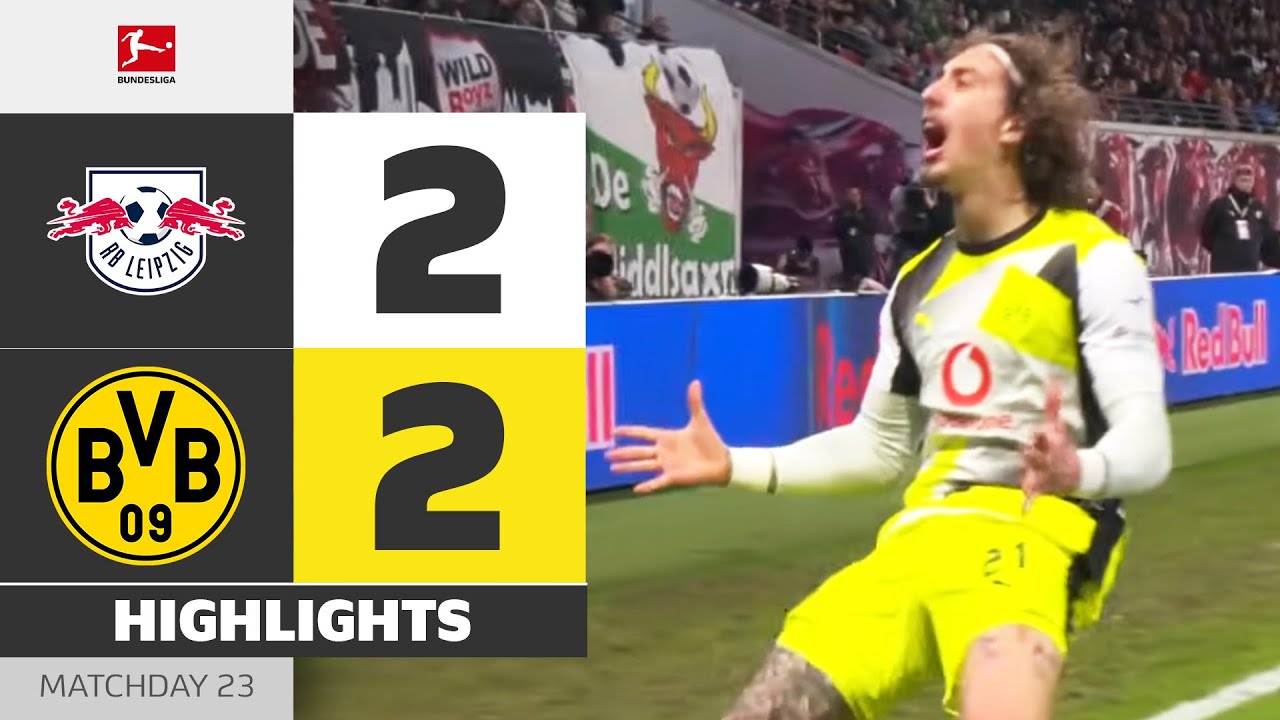 FABIO SILVA To The Rescue! | RB LEIPZIG - BORUSSIA DORTMUND | Highlights | Matchday 23 – Bundesliga