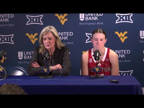 Watch: Texas Tech women's basketball postgame press conference (West Virginia)