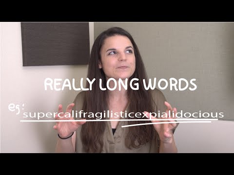 アリーシャとの週刊英単語 - 本当に長い単語 (Weekly English Words with Alisha - Really Long Words)