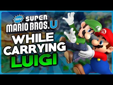 Is it possible to beat New Super Mario Bros. U While Carrying Luigi? Video