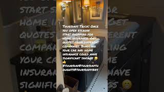 Thursday Trick!Start shopping for home insurance.Get quotes#thursday#thursdaythoughts#thursdayvibes