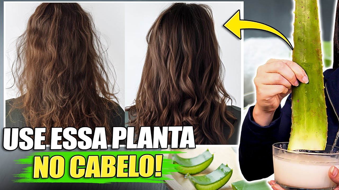 8 RECEITAS SECRETAS que SALVAM qualquer cabelo em 7 dias com BABOSA (Aloe Vera)