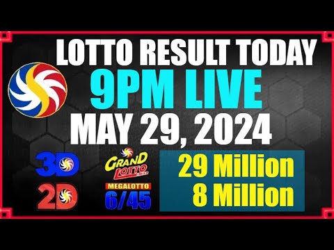 Lotto Results Today May 29, 2024 9pm Ez2 Swertres