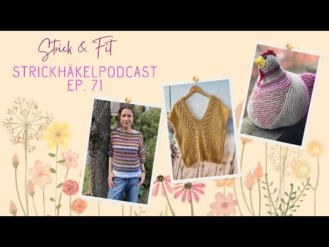 Strickpodcast Ep. 71 | RINGELPIEZ | Lace-Strick | Osterhühner ...  und mal wieder eine Zeitreise