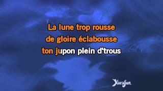 Karaoké La complainte de la butte - Marcel Mouloudji *