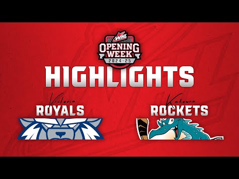 Victoria Royals at Kelowna Rockets 9/27 | WHL Highlights 2024-25
