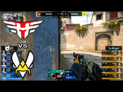 Heroic vs Vitality - HIGHLIGHTS | PGL Major Antwerp 2022 | Legends Swiss 5 | CSGO