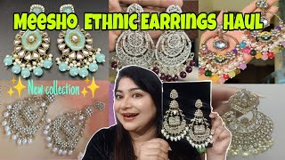 *HUGE* Meesho Ethnic Earrings Haul:  Affordable & Trendy Finds Under Rs.299🤩Meesho Jewellery Haul