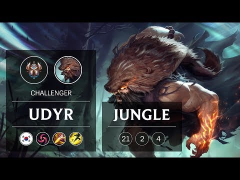 Udyr Jungle vs Lee Sin - KR Challenger Patch 8.24