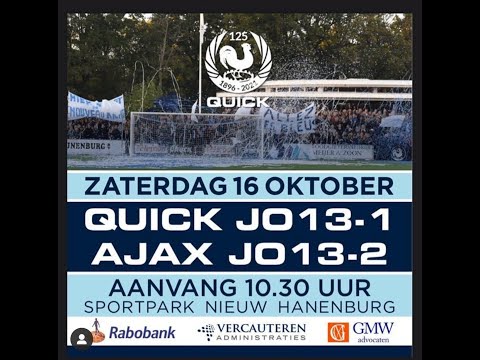 16.10.2021 Quick JO13-1 - Ajax
