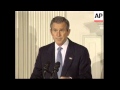 President Bush comments on Islam as religion preaching peace