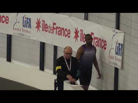 Seul en course (200m sem S9) - Championnat IDF ES-SE en salle - EAUBONNE, 3/02/2019
