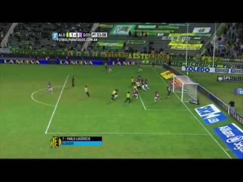 Gol de Lugüercio. Aldosivi 1 - Godoy Cruz 0. Fecha 8. Primera División 2015. FPT.