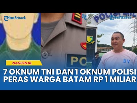Claiming to be from the National Narcotics Agency (BNN), 7 Indonesian National Armed Forces (TNI)...