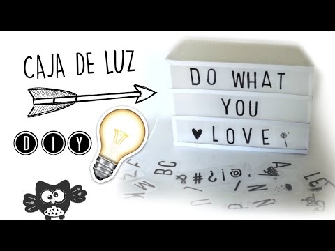 Caja de luz casera y barata