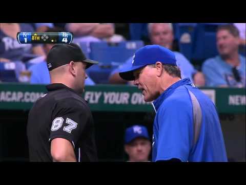 2012/08/22 Hosmer, Yost dispute call
