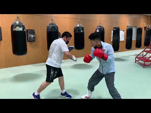 東京五輪 準決勝前！田中亮明がミット打ちで体重調整
