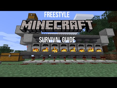 The Minecraft Freestyle Survival Guide Episode 7: How to build an auto-smelter!