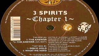 3 Spirits - Disco Gold 1997 SWING CITY RECORDS