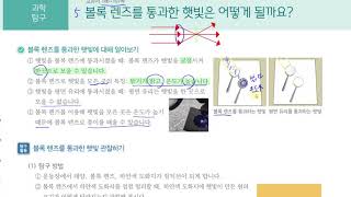 [초등과학 6-1 무료강의] 5. 빛과 렌즈 ⑤ 볼록 렌즈를 통과한 햇빛은 어떻게 될까요?