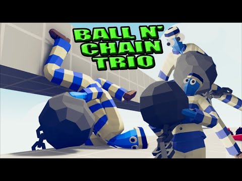 Ball n' Chain Trio vs Every Faction - TABS Wild West faction & Win Conditions Update