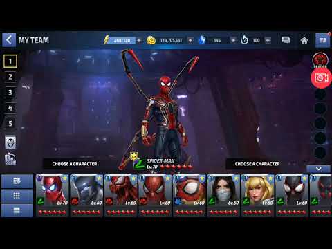 Shadowland Solo Iron Spider-Man Infinity War vs Dormammu Entry Rumble Floor 27 Marvel Future Fight