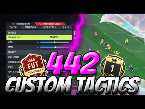 FIFA 22 | Why the 442 is an INSANE FORMATION! (Best Custom Tactics/Instructions) HOW TO USE THE 442
