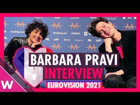 Barbara Pravi "Voilà" (France) Interview @ Eurovision 2021