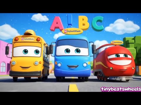 TinybeatWheels – ShapeTown Adventure! 🔵🟥🔺 | Learn Shapes & ABCs | Fun Educational Kids Song
