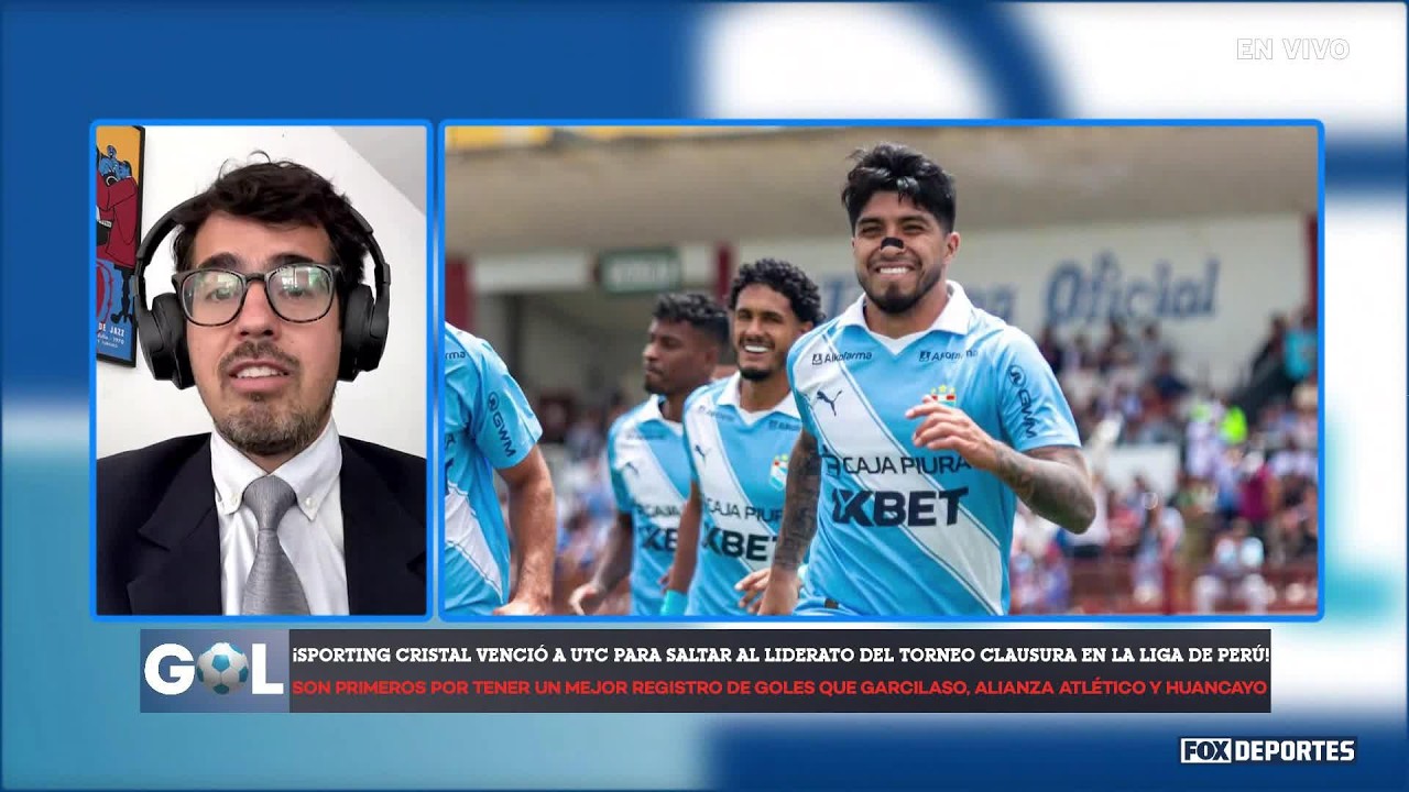 UTC 0-1 SPORTING CRISTAL | Los 'Celestes' están en la cima del futbol peruano | GolXGol