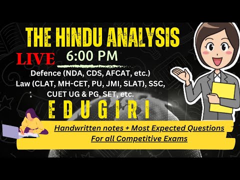 The Hindu Analysis 16th September, 2023 beginners/Editorial/VocabCDS/CUET/CLAT/NDA/LLB/SET/SSC/MHCET