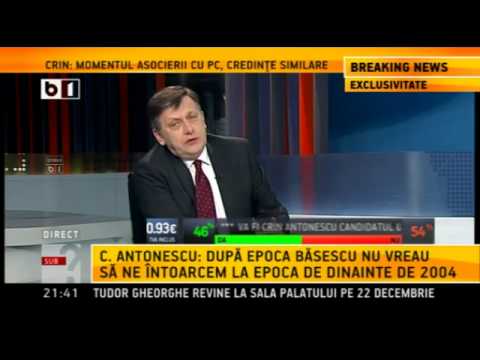 Antonescu: Ponta din 2013 mi se pare expus multor pericole
