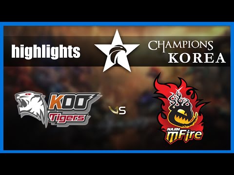[Highlight] KOO Tigers vs NaJin e-mFire  - Game 3 | LCK Summer Split 2015 W1D4
