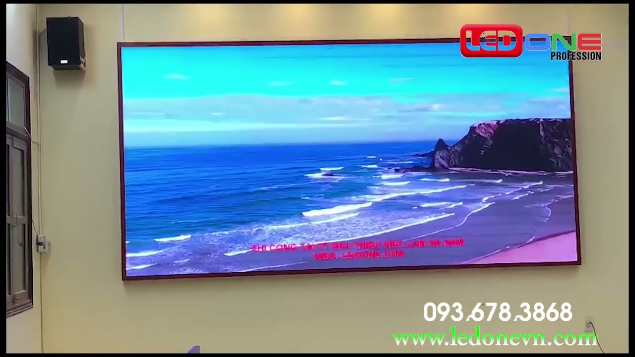 Trung Tâm Việc Làm Tỉnh Ninh Bình Sáp nhập | Ledone thi công dự án màn hình LED P2.5 phòng Làm việc