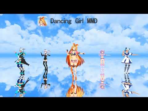 Dancing Girl MMD - Miku Live A