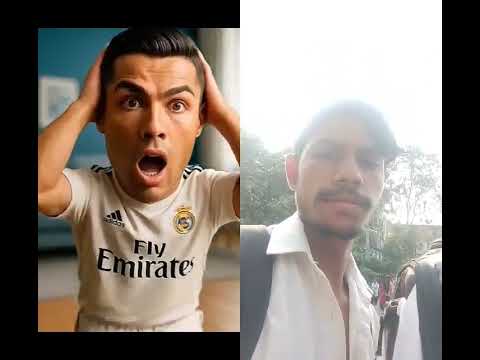 Chhote Ronaldo ne Messi ko bachane ke liye iron Man ban gaya #messi #football #ronaldo #trending