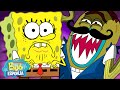 Bob Esponja | 60 MINUTOS de los personajes más aterradores de Bob Esponja 👻 | Bob Esponja en Español DEFAULT Thumbnail