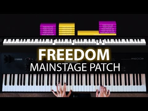 Freedom MainStage patch keyboard cover- Jesus Culture