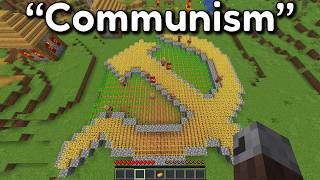 Beating Minecraft as a Communist